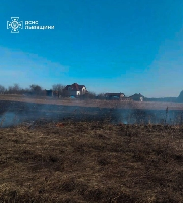 В Украину вернулись массовые пожары в экосистемах — ГСЧС