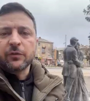 Зеленський прибув на Донеччину: Росіяни не відмовляються від війни й на весну готують наступ. ВIДЕО