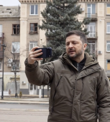 Зеленський на Донбасі: Росіяни не відмовляються від війни і на весну готують наступ