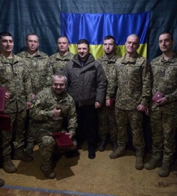 Зеленський на Донбасі: Росіяни не відмовляються від війни і на весну готують наступ