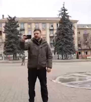 Зеленский записал видео из центра Дружковки: президент заявил, что ВС РФ готовят наступление