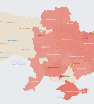 Росіяни атакують Україну дронами: у низці областей оголошено повітряну тривогу