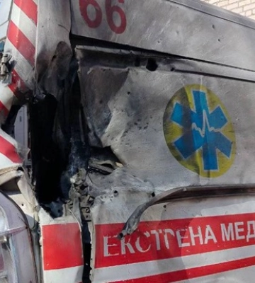 На Миколаївщині ворог атакував бригаду "швидкої"