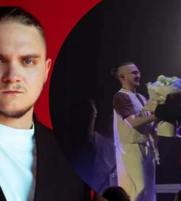 Під час концерту в Києві: учасник гурту NAZVA зворушливо освідчився своїй дівчині