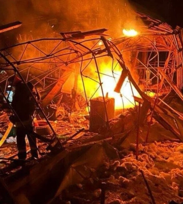 Низка населених пунктів Корюківського району на Чернігівщині знеструмлена через обстріл з РСЗВ