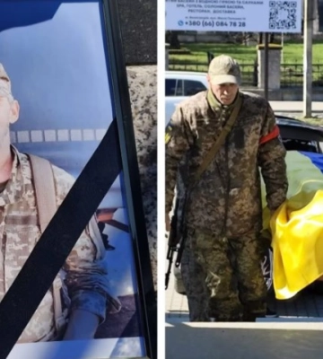 У Виноградові попрощалися з полеглим на війні захисником Василем Котобеєм