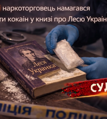 У Львові чоловік намагався відправити наркотик у книзі про Лесю Українку