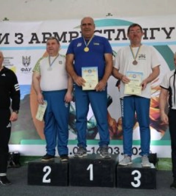 Спортсмени Миколаївщини – переможці та призери чемпіонату України з пара-армрестлінгу
