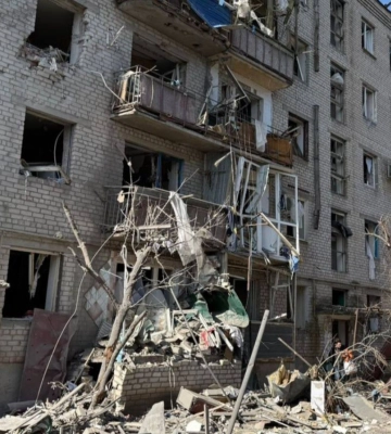 Утром на Славянск россияне сбросили авиабомбу