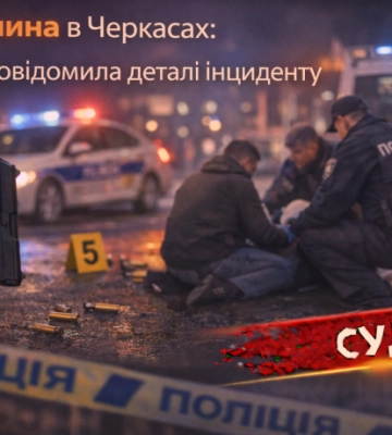 У центрі Черкас повідомили про стрілянину. Що каже поліція