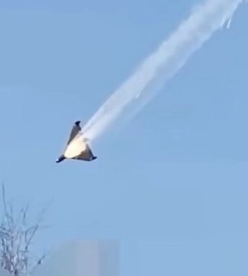 Прикордонники зі стрілецької зброї збили російський "Shahed". ВIДЕО