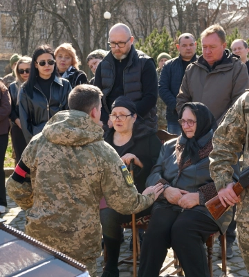 В Ужгороді попрощалися із 51-річним воїном Михайлом Швандою