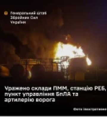 Сили оборони вразили склади ПММ, РЕБ та артилерію ворога