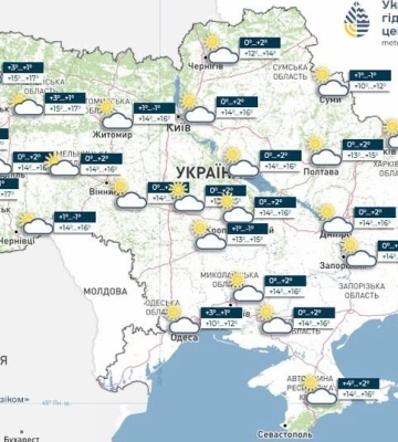 Погода 11 березня: в Україну прийде тепло до +17°