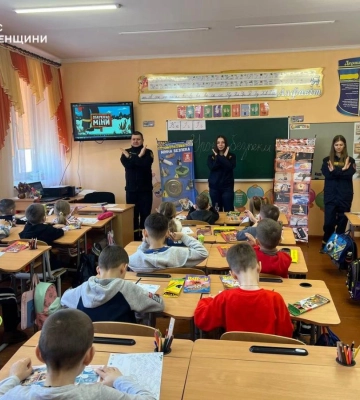 Рятувальники Рівненщини проводять для школярів уроки безпеки