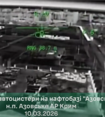 В ВСУ заявили об успешной атаке на российскую нефтебазу «Азовская» в Крыму