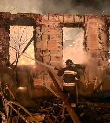 В Черниговской области упал дрон РФ, погибла девушка-подросток
