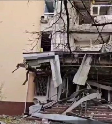 Росіяни вкотре обстріляли лікарню в Херсоні