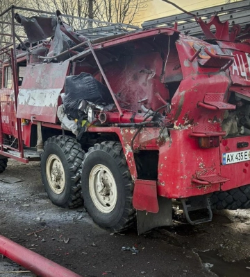 Рятувальники двічі потрапили під повторний удар на Харківщині