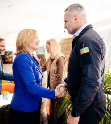 Кличко на зустрічі з президенткою Бундестагу подякував Німеччини за енергетичну допомогу Києву та за ракети для ППО