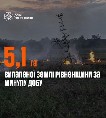 На Дубенщині рятувальники ліквідували пожежу у приватному господарстві