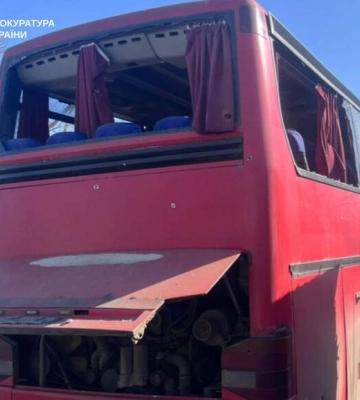 Прокуратура встановила, що біля рейсового автобусу впала ракета типу «Іскандер-М»: загинуло троє людей