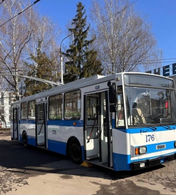 У Рівному капітально відремонтували тролейбус «Шкода»