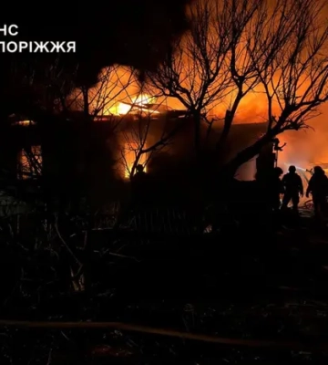 Удар по Запоріжжю: є поранені, пошкоджено будинки 
