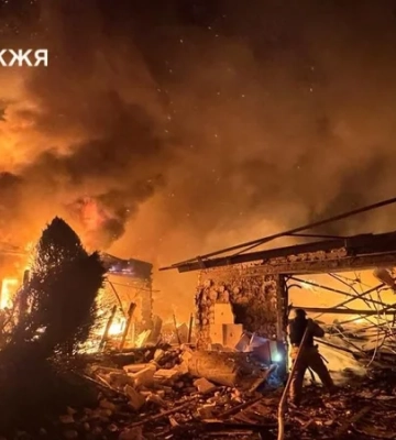 Удар по Запоріжжю: є поранені, пошкоджено будинки 