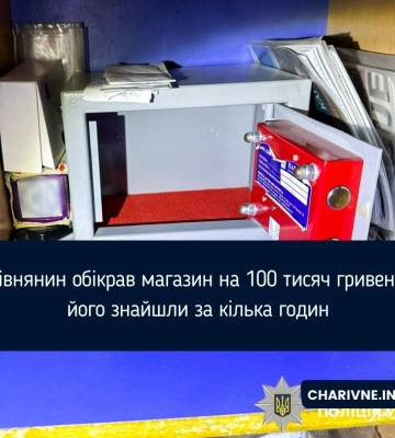 Рівнянин обікрав магазин на 100 тисяч гривень: його знайшли за кілька годин