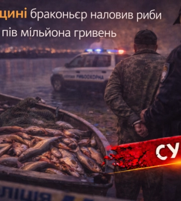 На Одещині браконьєр наловив риби на понад пів мільйона гривень