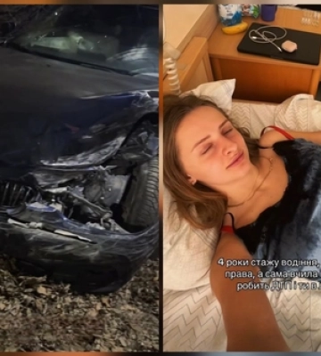 Відома луцька блогерка потрапила в аварію (відео)