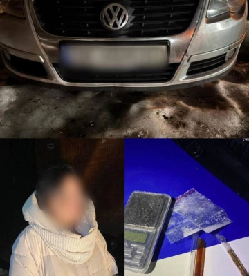 Була за кермом «під кайфом»: у  Рівному патрульні виявили у водійки Volkswagenа наркотики