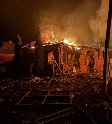 П’ятеро людей постраждали в Золочеві через удар БпЛА, вирували пожежі 