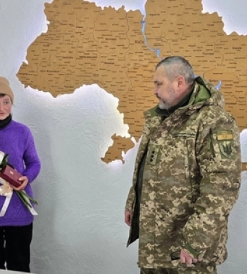 На Волині матері загиблого Героя вручили орден «За мужність»