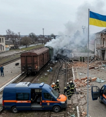 Загарбники обстріляли залізничну інфраструктуру на Чернігівщині, є поранені
