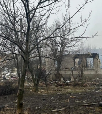 В Краматорске восемь раненых из-за бомбового удара