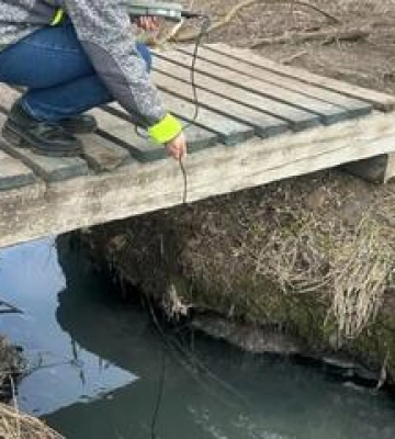 У Полтаві зафіксували забруднення водойм: біла піна і стоки у ставках
