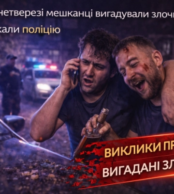 У Дніпрі нетверезі мешканці вигадували злочини та викликали поліцію