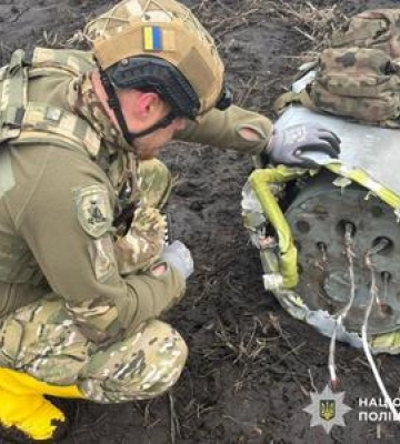 На Полтавщині вибухотехніки поліції знешкодили бойові частини російських ракет Х-101