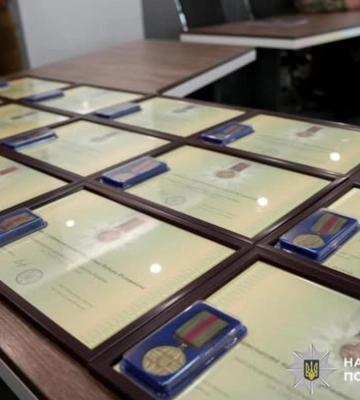 На Рівненщині відзначили поліцейських за оборону України