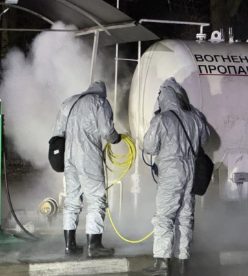 В Днепре произошла масштабная утечка газа на АЗС, — соцсети (видео)