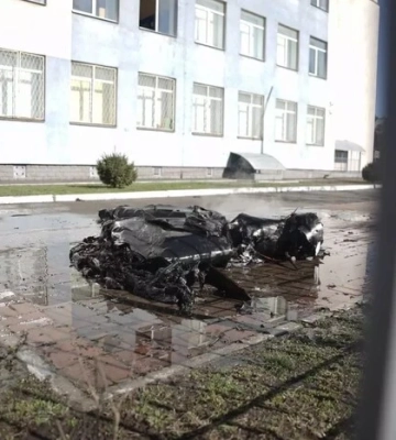 В одному з районів Києва зафіксовано падіння уламків дрона