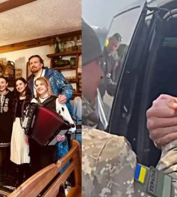 Выпил кофе возле Ровно и здоровался с военными: как Джошуа встретили в Украине