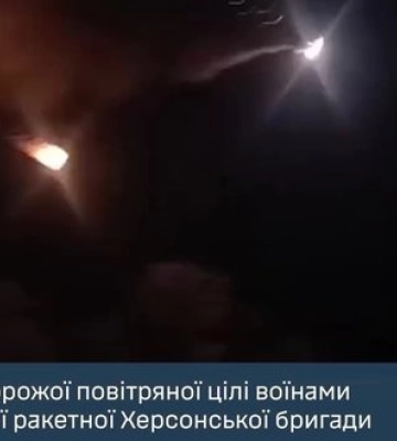 Воїни 208-ї Херсонської бригади збили 7 російських "Шахедів" під час нічної атаки на південь України. ВIДЕО