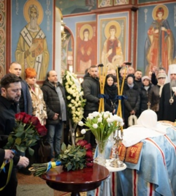 У Києві триває прощання з Патріархом Філаретом: репортаж
