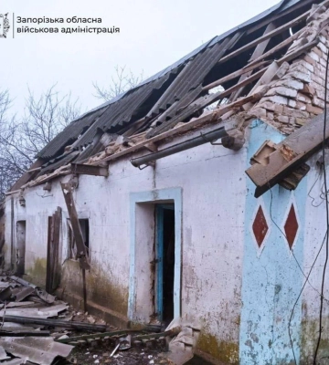 Унаслідок російських обстрілів у Запорізькій області дві людини загинули, ще вісім отримали поранення