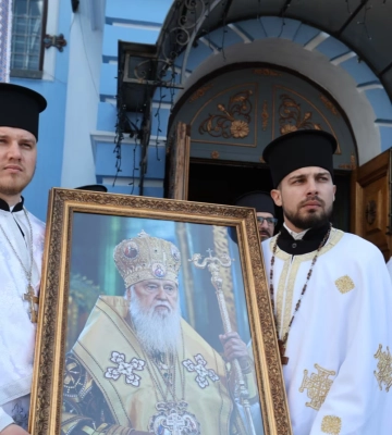 Патриарха Филарета похоронили в Киеве