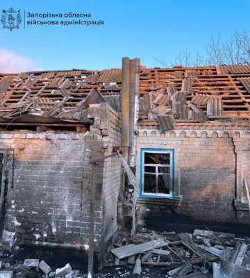 Всего за сутки оккупанты нанесли 821 удар по 40 населенным пунктам Запорожской области