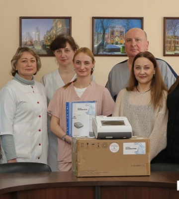 Аналізатор, що дає результат за хвилину передали дитячій обласній лікарні у Кропивницькому (ФОТО)